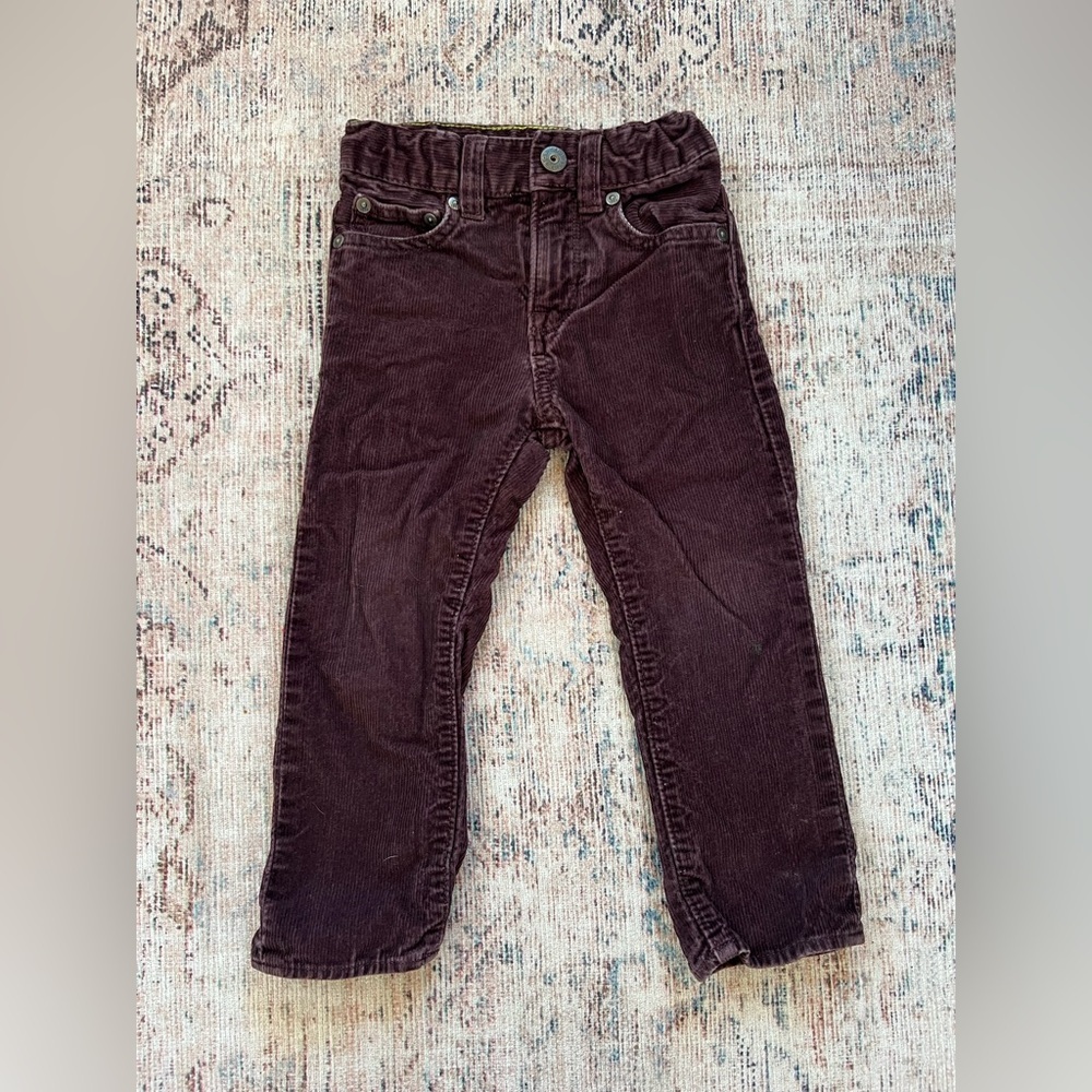 GAP Kids Formal Corduroy Pants - Dark Burgundy